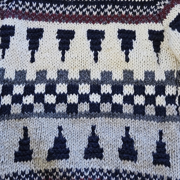 Handknit Greek Wool Sweater looks to be XL - Picture 7 of 15